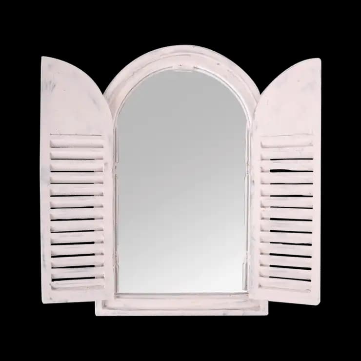Spiegelkozijn wit