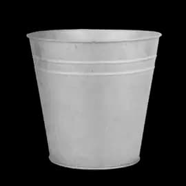 Oud zinken bloempot 25cm