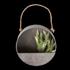 Oud zinken muurplantenbak