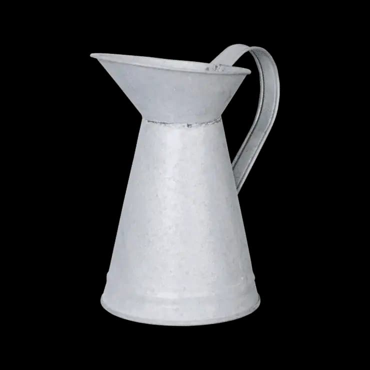 Oud zinken vaas