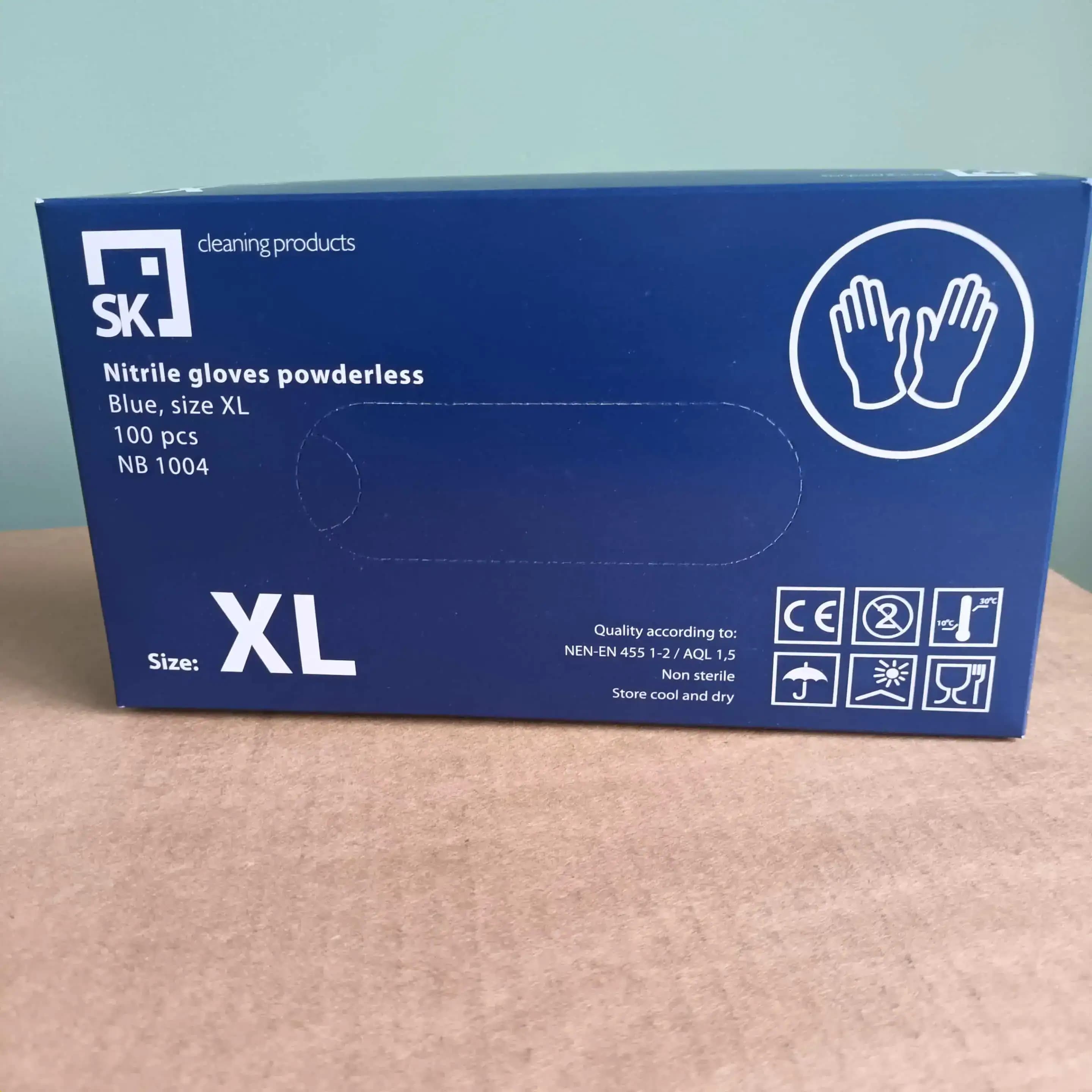 Soft nitril handschoenen XL 100st.